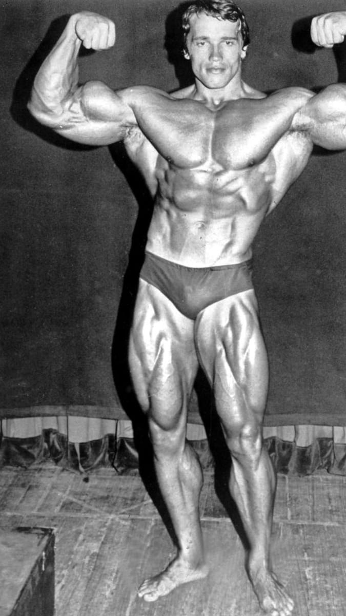 Arnold Schwarzenegger v roce 1974.