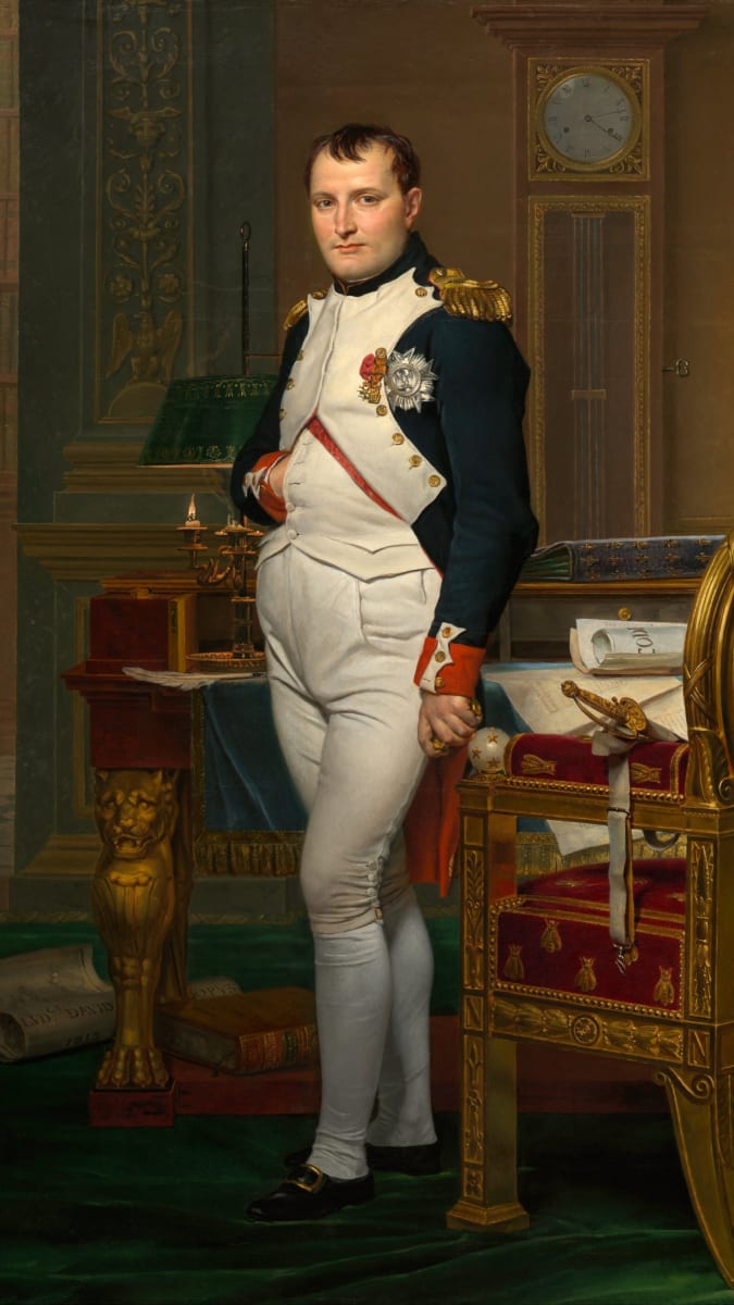 Napoleon I. ve své pracovně v Tuilerijském paláci