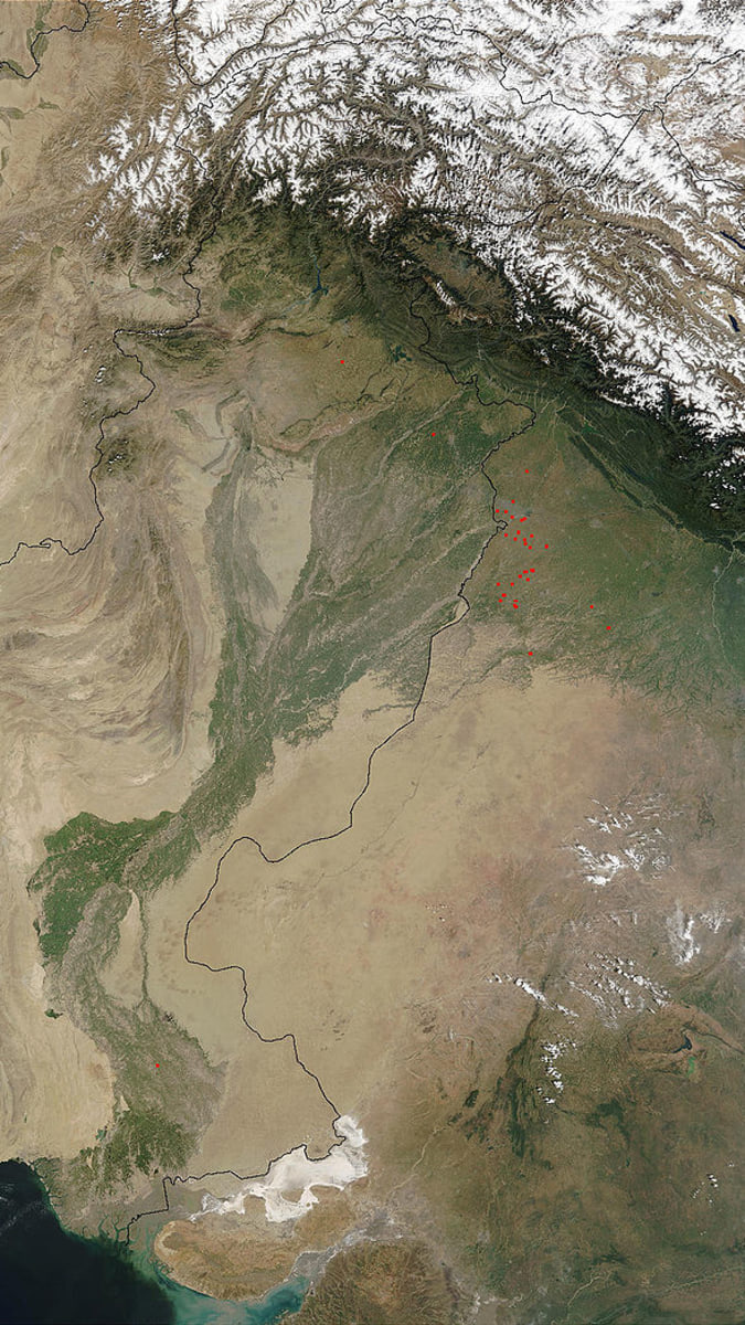 Indus z vesmíru