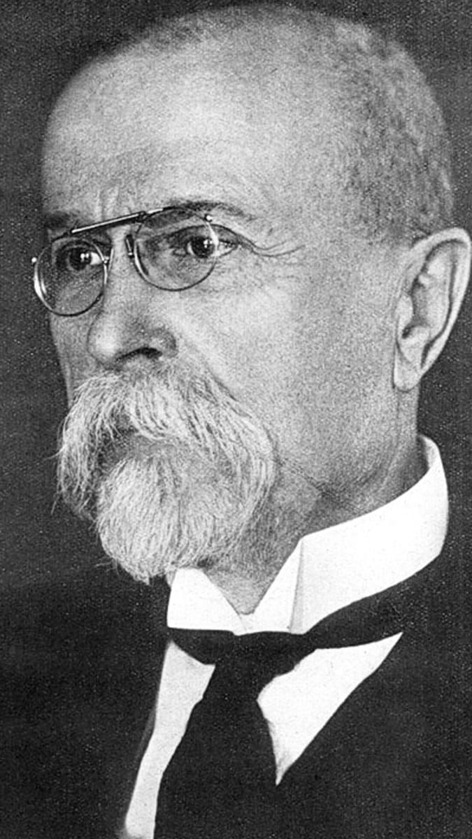 Čtyřnásobný prezident Tomáš Garrigue Masaryk na snímku z roku 1925