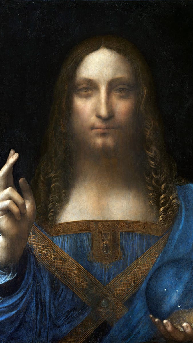 Obraz Leonarda da Vinci Salvator Mundi