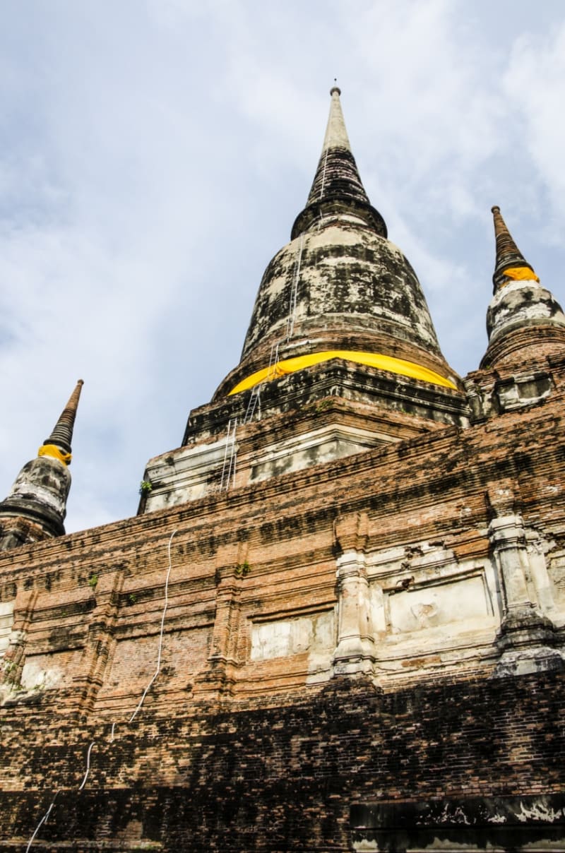 Wat Chaiwatthanaram byl královský chrám, kde král a jeho následovníci prováděli náboženské obřady.