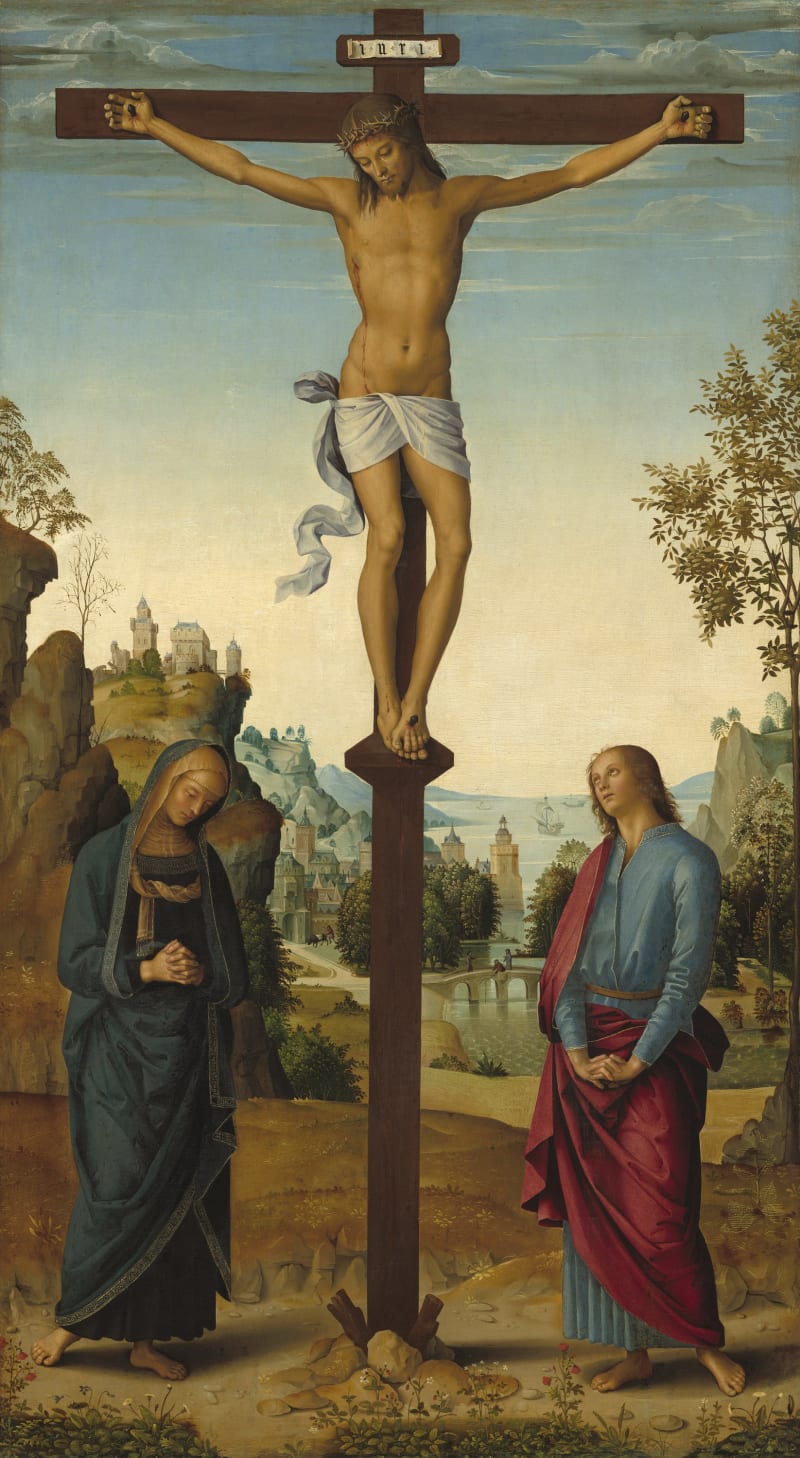 Kristus na kříži od Pietra Perugina