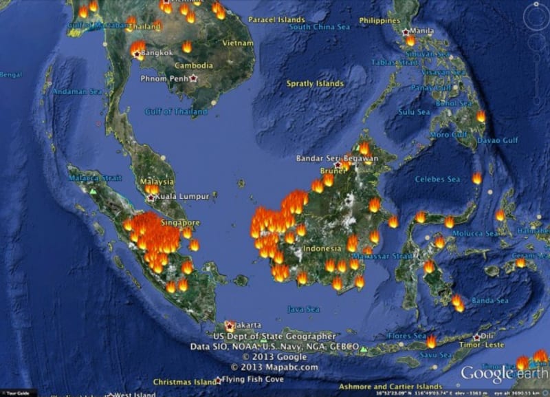 Obří lesní požáry v Indonésii - Obrázek 1