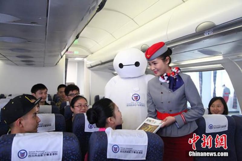 Baymax v letadle: čínské aerolinky umí! - Obrázek 2