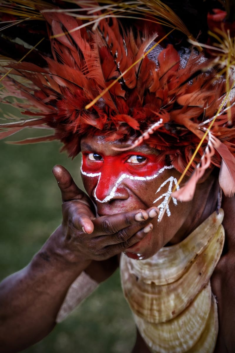 Nejzajímavější bojové malby papuánských domorodců - Obrázek 4