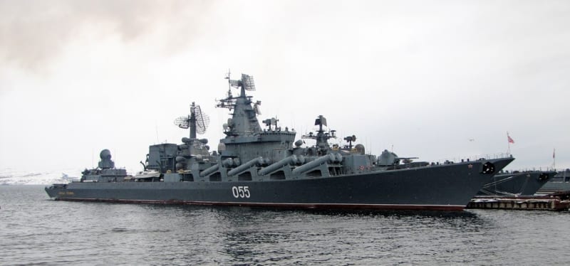 Maršál Ustinov - staronový raketový křižník Ruska - nová pýcha Ruska