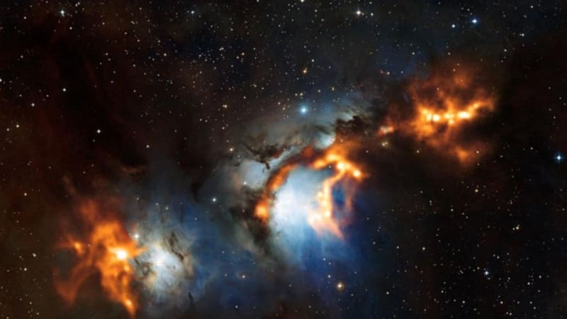 Tak vypadá prstenec Oriona zblízka. FOTO: NASA