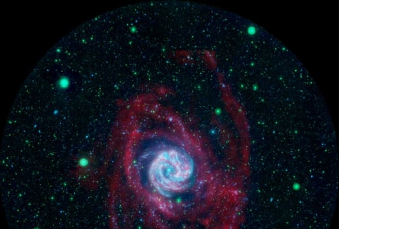 Galaxie M83. Foto: NASA