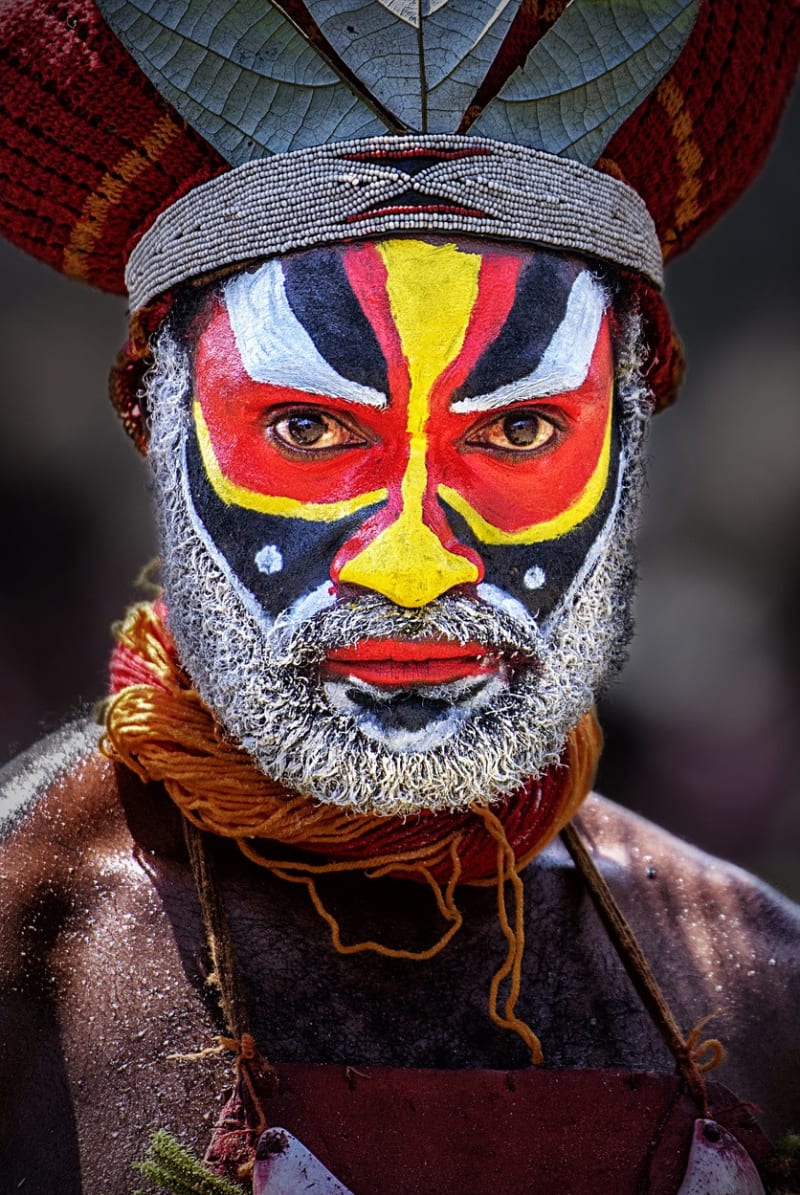 Nejzajímavější bojové malby papuánských domorodců - Obrázek 5