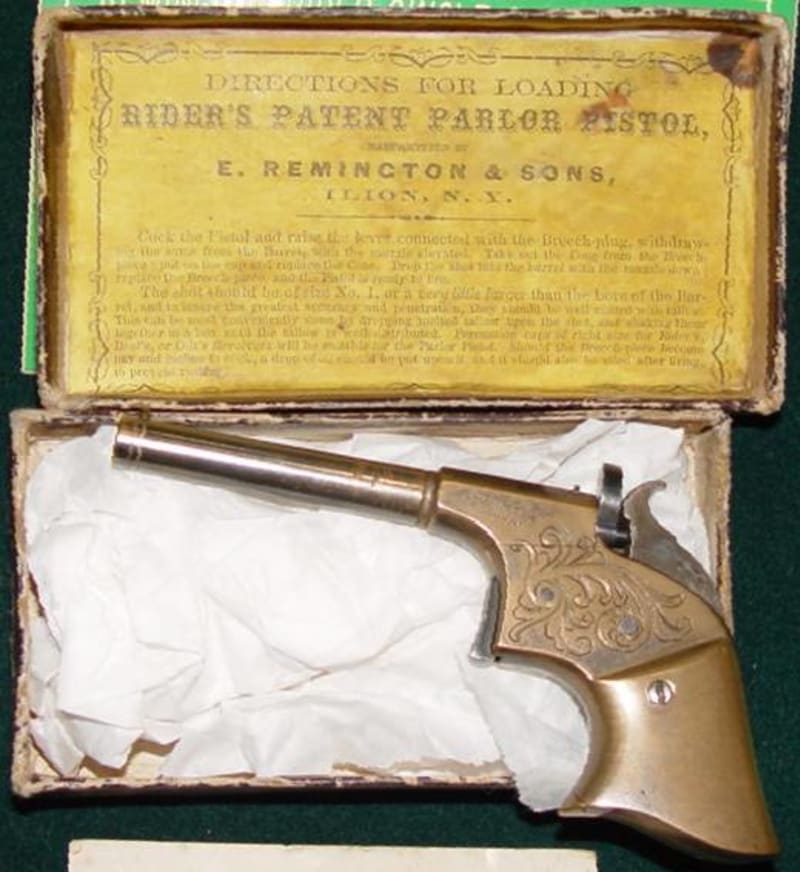 "dámský" Remington-Rider Single Shot Deringer. Made c. 1860-1863