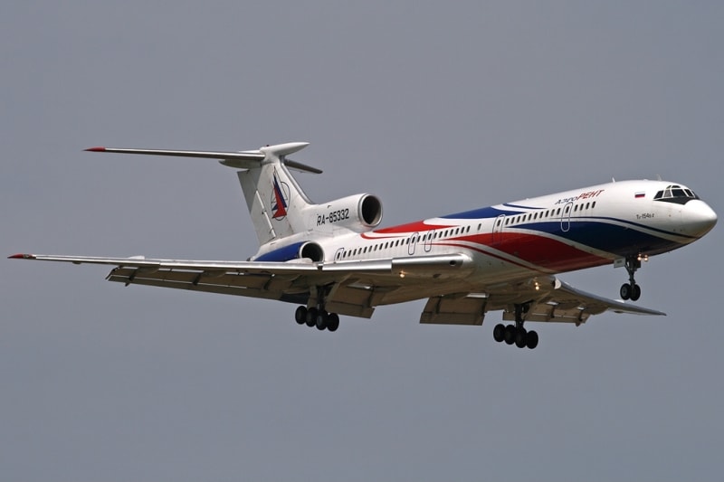 Tupolev TU-154 smrtící letoun -  společnosti Aero Rent