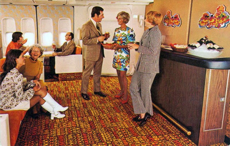 OBRAZEM: Komerční létání bylo v 70. letech ještě úžasný luxus! - Obrázek 7