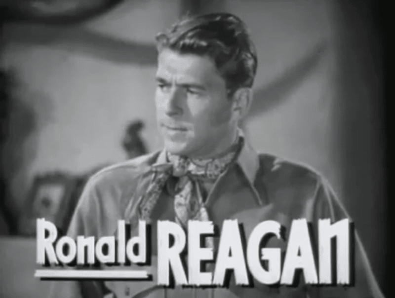 Ronald Reagan jako filmová star