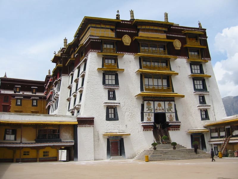 Potála - Sídlo tibetských dalajlámů - část Bílého paláce