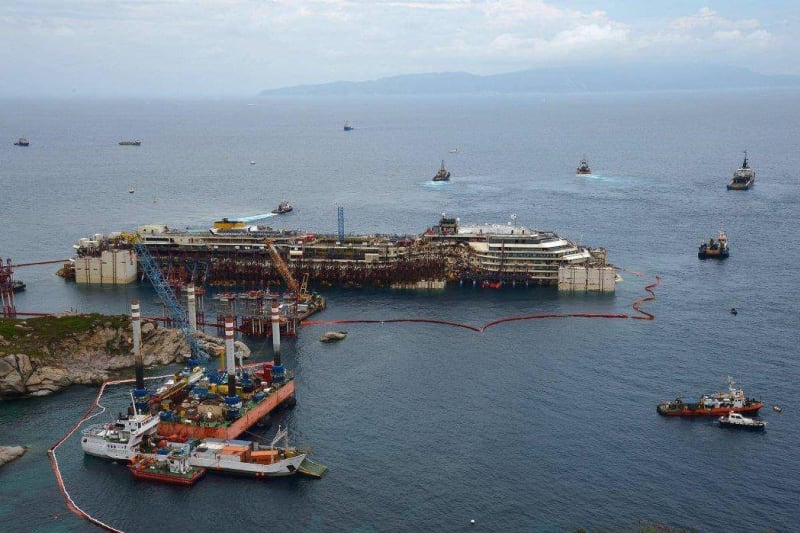 GALERIE: Jak vypadá vrak Costa Concordia 4 roky po ztroskotání? - Obrázek 4