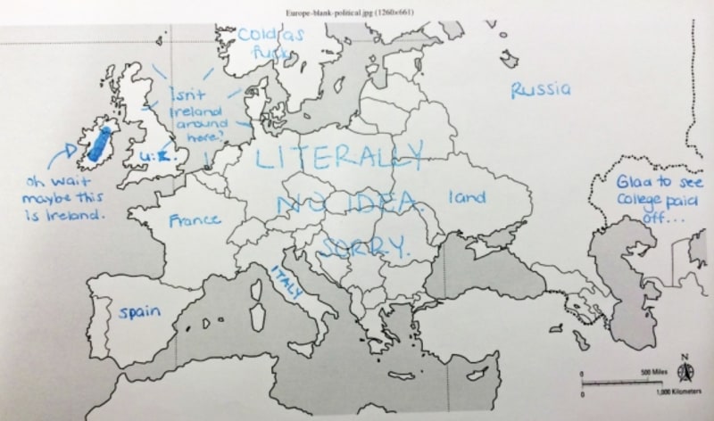 Jak Američané znají Evropu - Obrázek 1