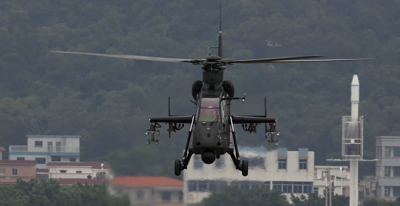 Malý, čínský a nebezpečný: vrtulník Z-19E - čelně