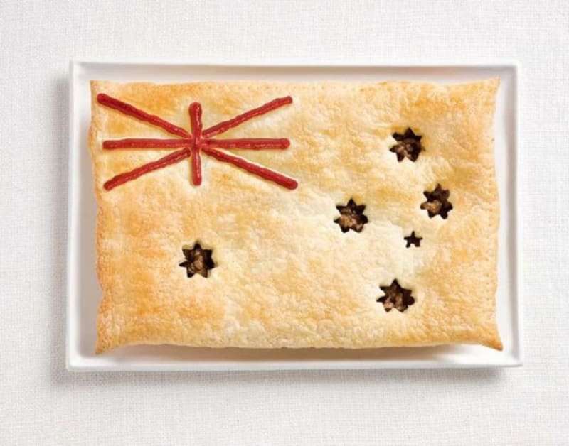 Austrálie: Masový koláč a omáčka