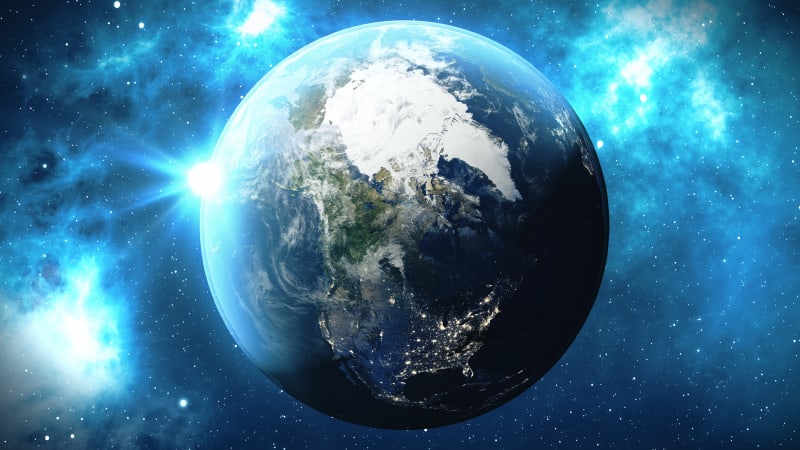 Planeta Země by se s vychýlením osy drasticky změnila