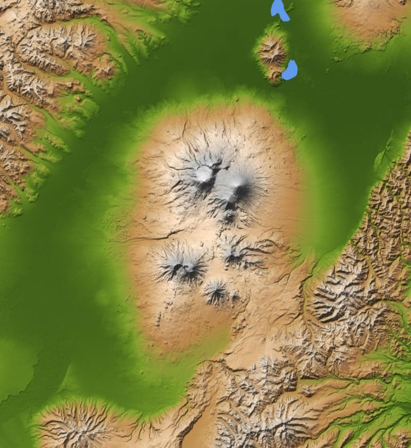 Kamčatská sopka Ključevskaja