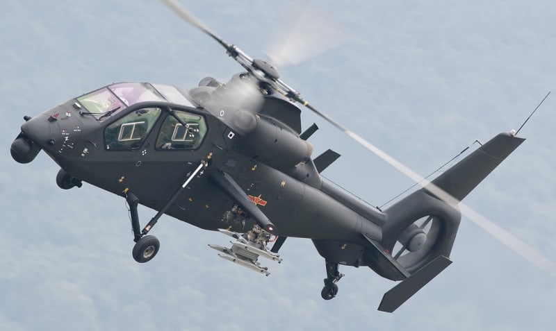 Malý, čínský a nebezpečný: vrtulník Z-19E - simulace útoku