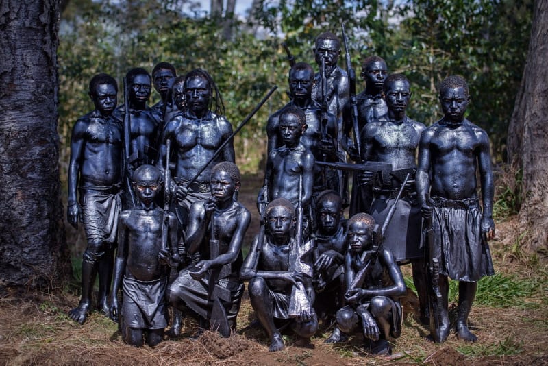 Nejzajímavější bojové malby papuánských domorodců - Obrázek 8