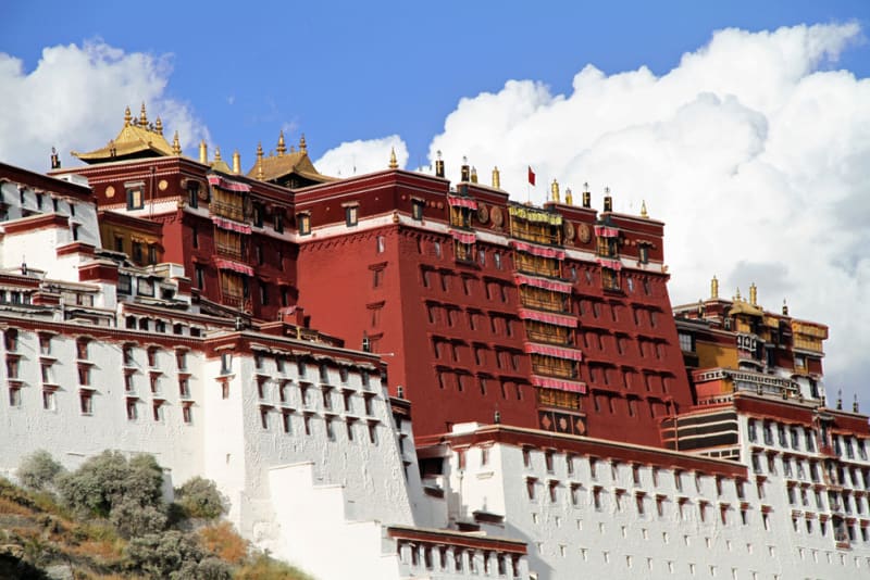 Potála - Sídlo tibetských dalajlámů - Červený palác