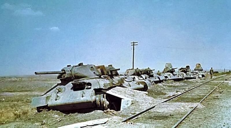 Sověti u Stalingradu ztratili přes milion vojáků a množství techniky včetně tanků T-34