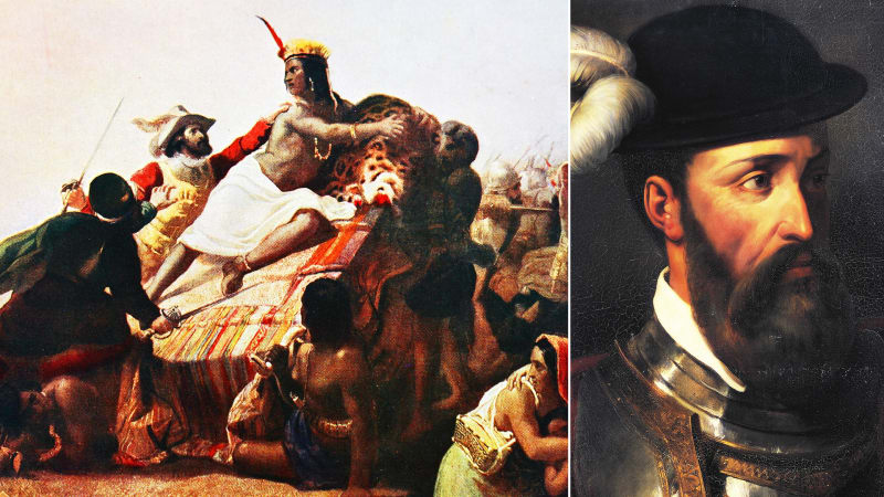 Francisco Pizarro se při dobývání říše Inků neštítil ničeho