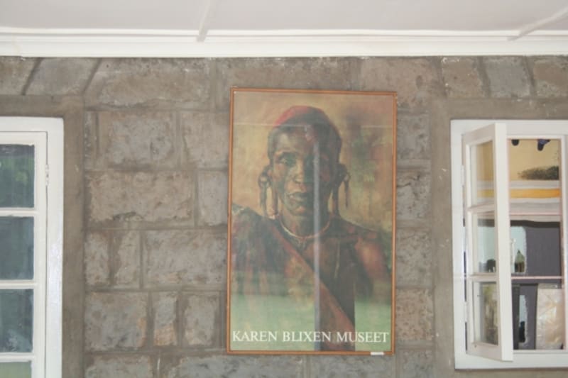 Karen byla talentovaná malířka: nejraději malovala domorodce z nejrůznějších afrických kmenů