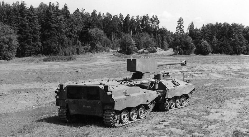 Švédská tanková bizarnost - Švédská tanková bizarnost - Švédská tanková bizarnost - Švédská tanková bizarnost - UDES-XX-20 historický záběr
