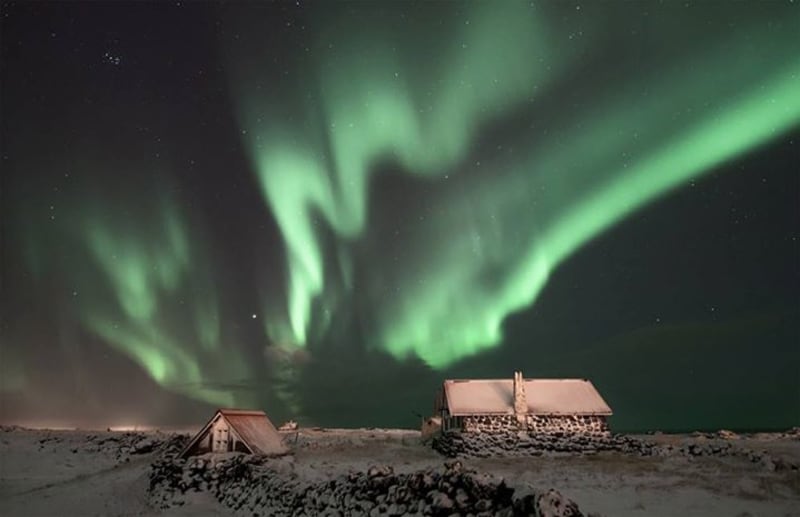 Polární záře nad Islandem, leden 2015 - Obrázek 4