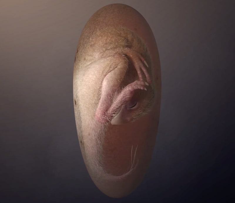 Reprodukce nalezeného embrya