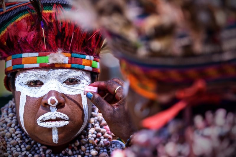 Nejzajímavější bojové malby papuánských domorodců - Obrázek 6