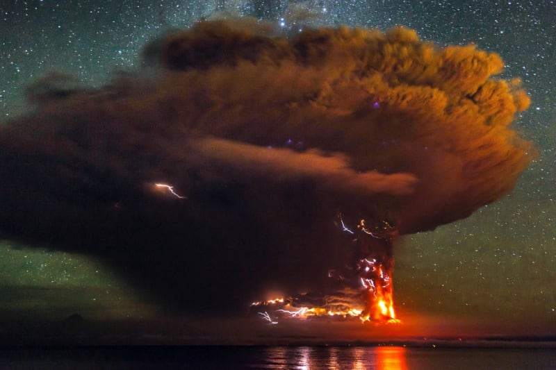 Erupce sopky Calbuco v Chile - Obrázek 2
