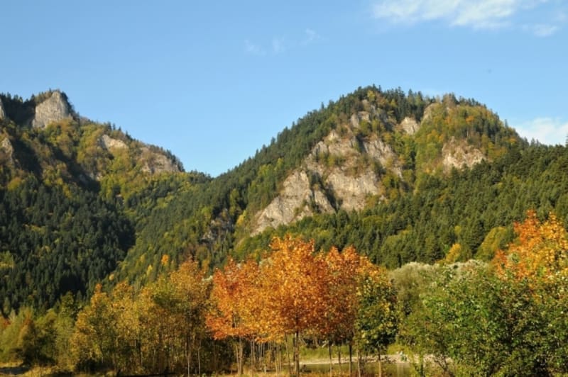 Každé roční období má v Pieninách své kouzlo, ale podzim je rozhodně nejbarevnější.