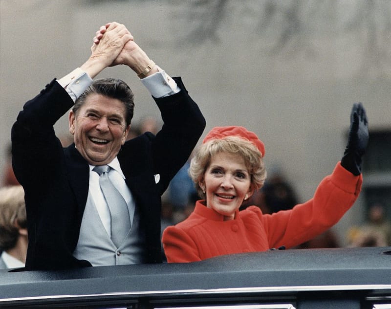 Reagan se svou ženou