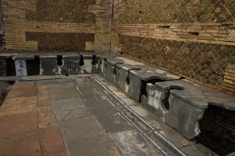 Římská říše měla vysoký standard toalet