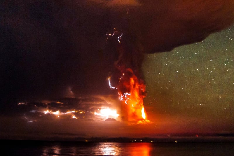 Erupce sopky Calbuco v Chile - Obrázek 1
