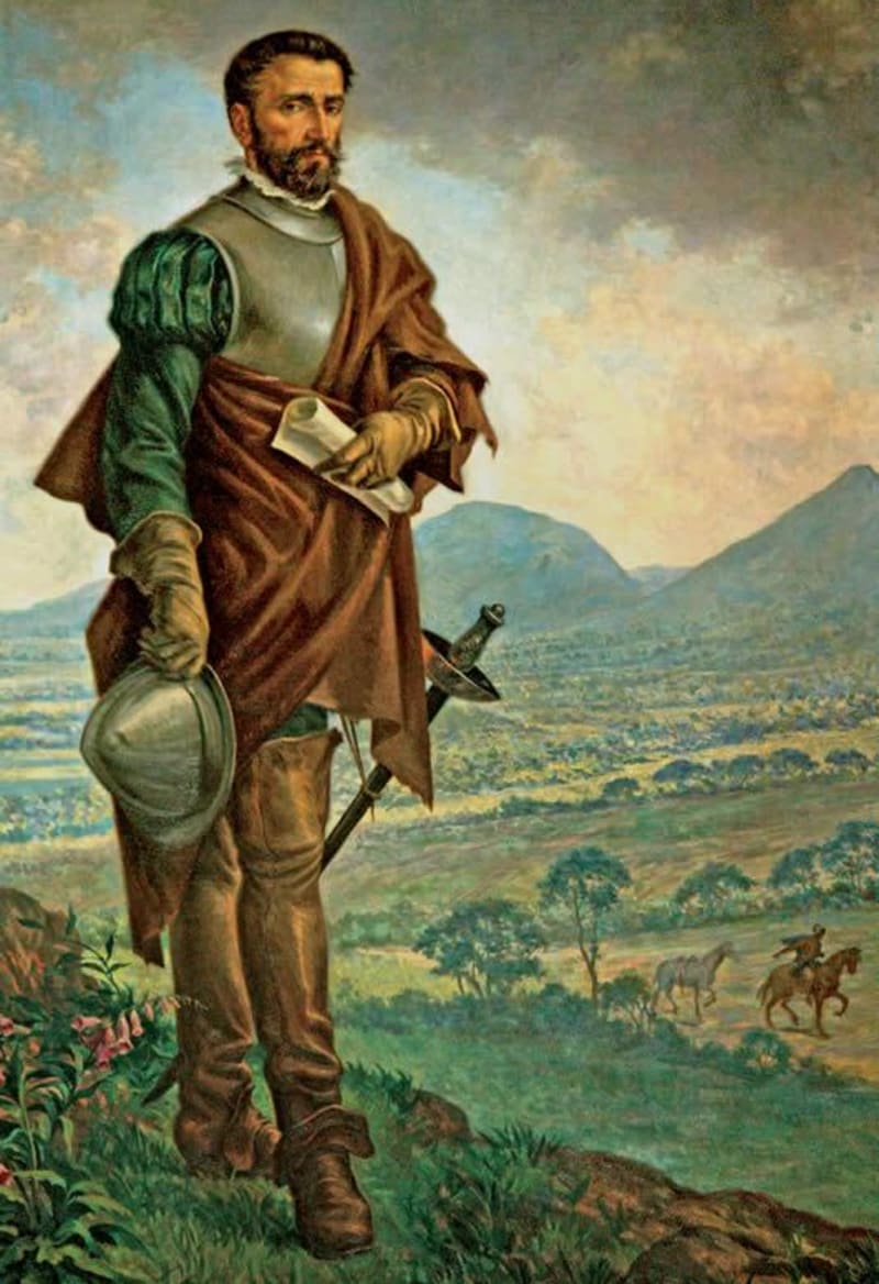 Gonzalo Jiménez de Quesada během hledání El Dorada založil Bogotu