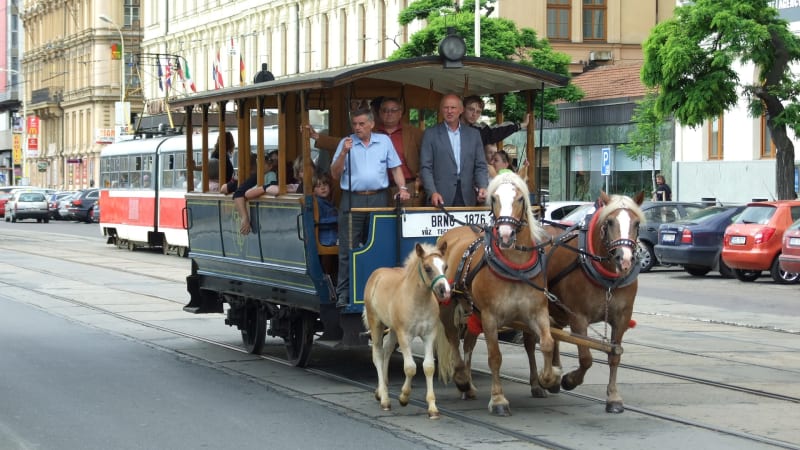 Před 142 lety skončil v Brně provoz koněspřežné šaliny