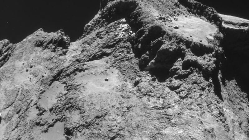 Snímky sondy Philae