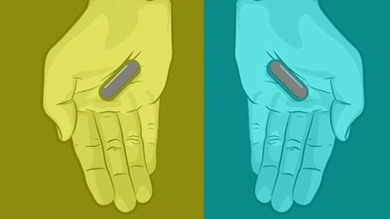 Optická záhada: Jakou barvu mají pilulky na obrázku? A proč to řeší šéfové Facebooku?
