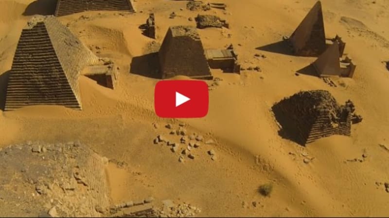 VIDEO: Americký dron nafilmoval núbijské pyramidy. Záběry jak z hollywoodského trháku!
