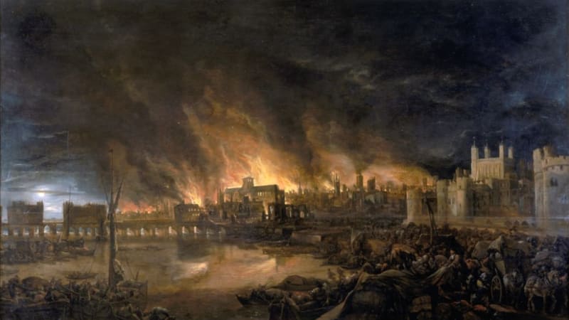 Před 356 lety stál největší požár v historii Londýna život stovek lidí. Kdo ohnivou zkázu způsobil?