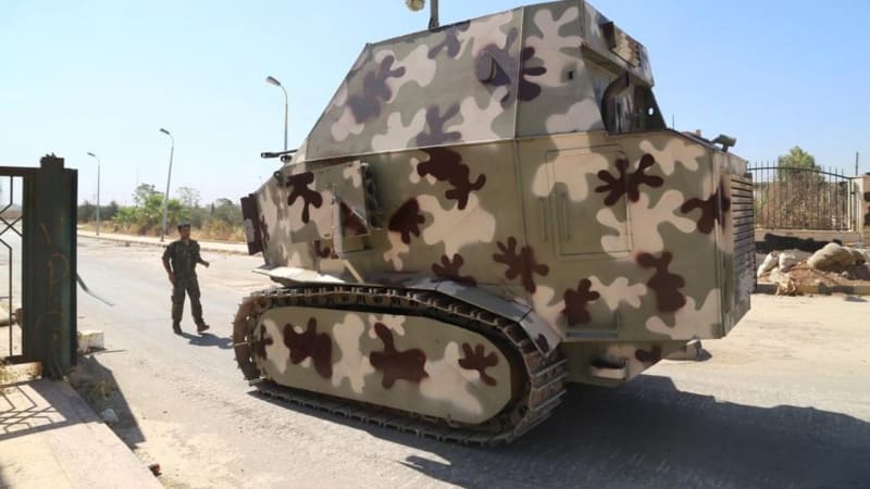 Tanky vyrobené v garáži bojují proti ISIS
