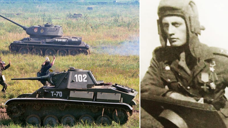 Generál Tesařík unikl z hořícího tanku výměnou za oko. Komunisté chtěli hrdinu zabít