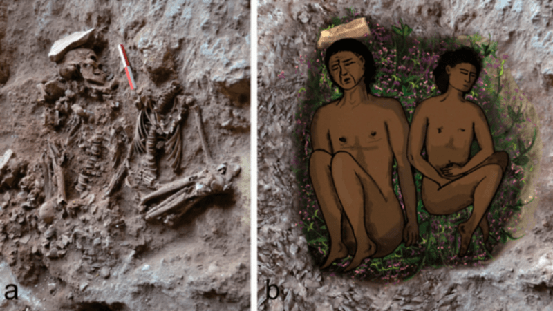 Láska v pravěku? Lidé si dávají květiny do hrobů už 12 000 let