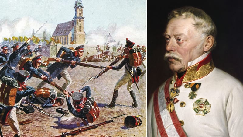 Český vojevůdce rozdrtil Napoleona a dal vzniknout vídeňské delikatese. Italové ho však nenávidí